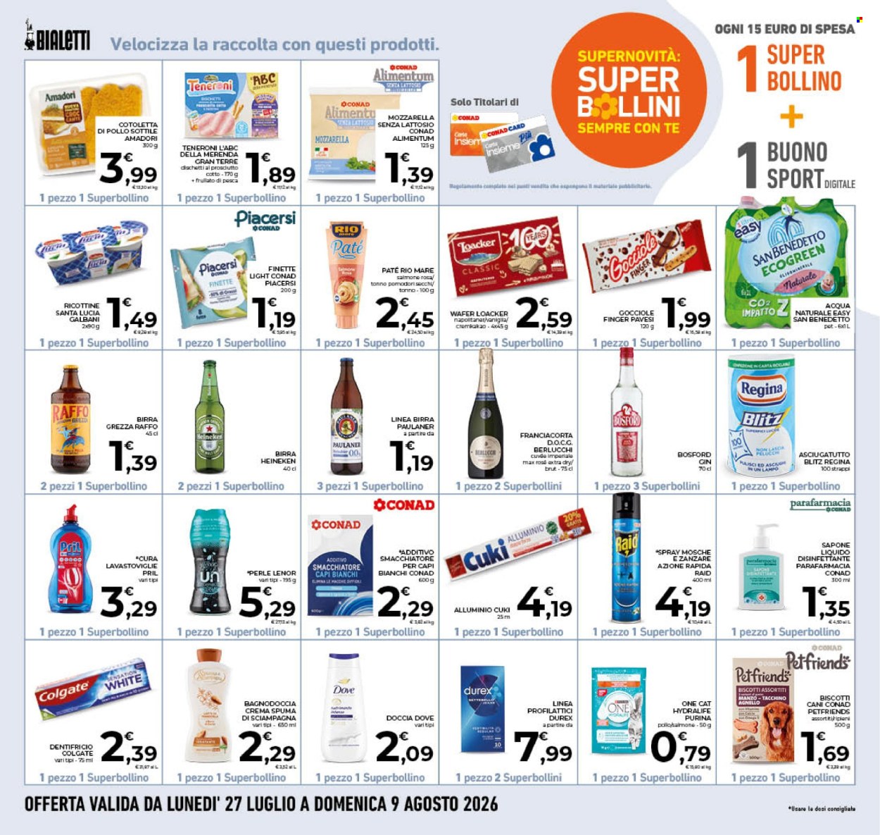 Volantino Conad - 29/7/2026 - 9/8/2026. Pagina 22