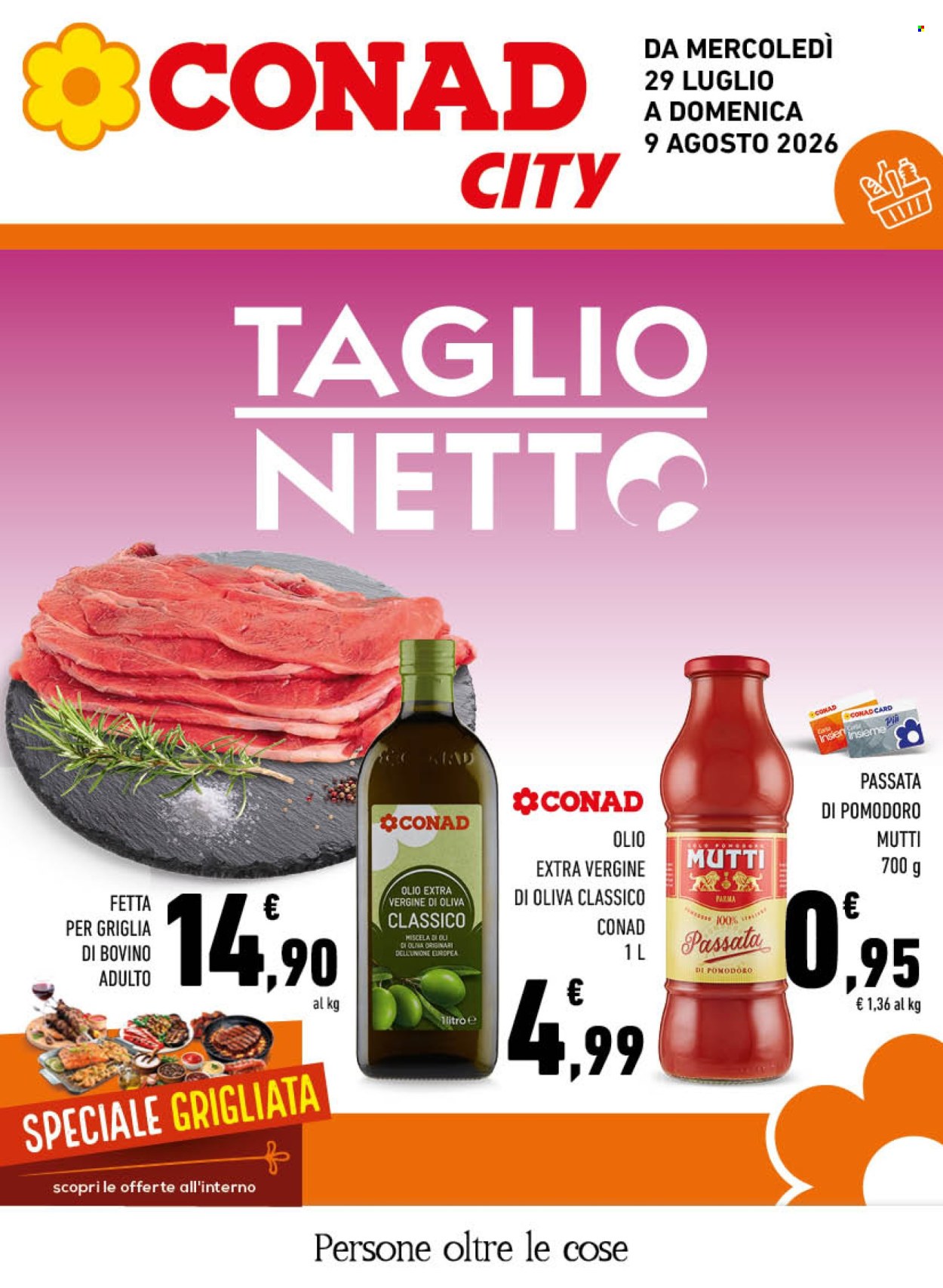 Volantino Conad - 29/7/2026 - 9/8/2026. Pagina 1