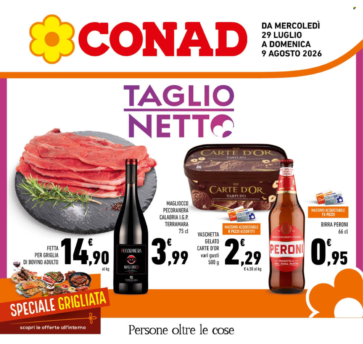 Volantino Conad - 29/7/2026 - 9/8/2026. Pagina 1