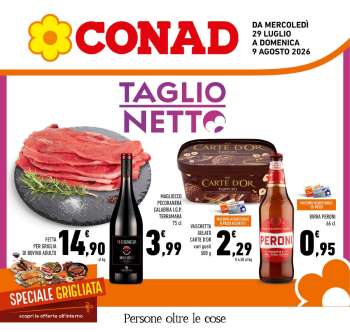 Volantino Conad - 29/7/2026 - 9/8/2026.