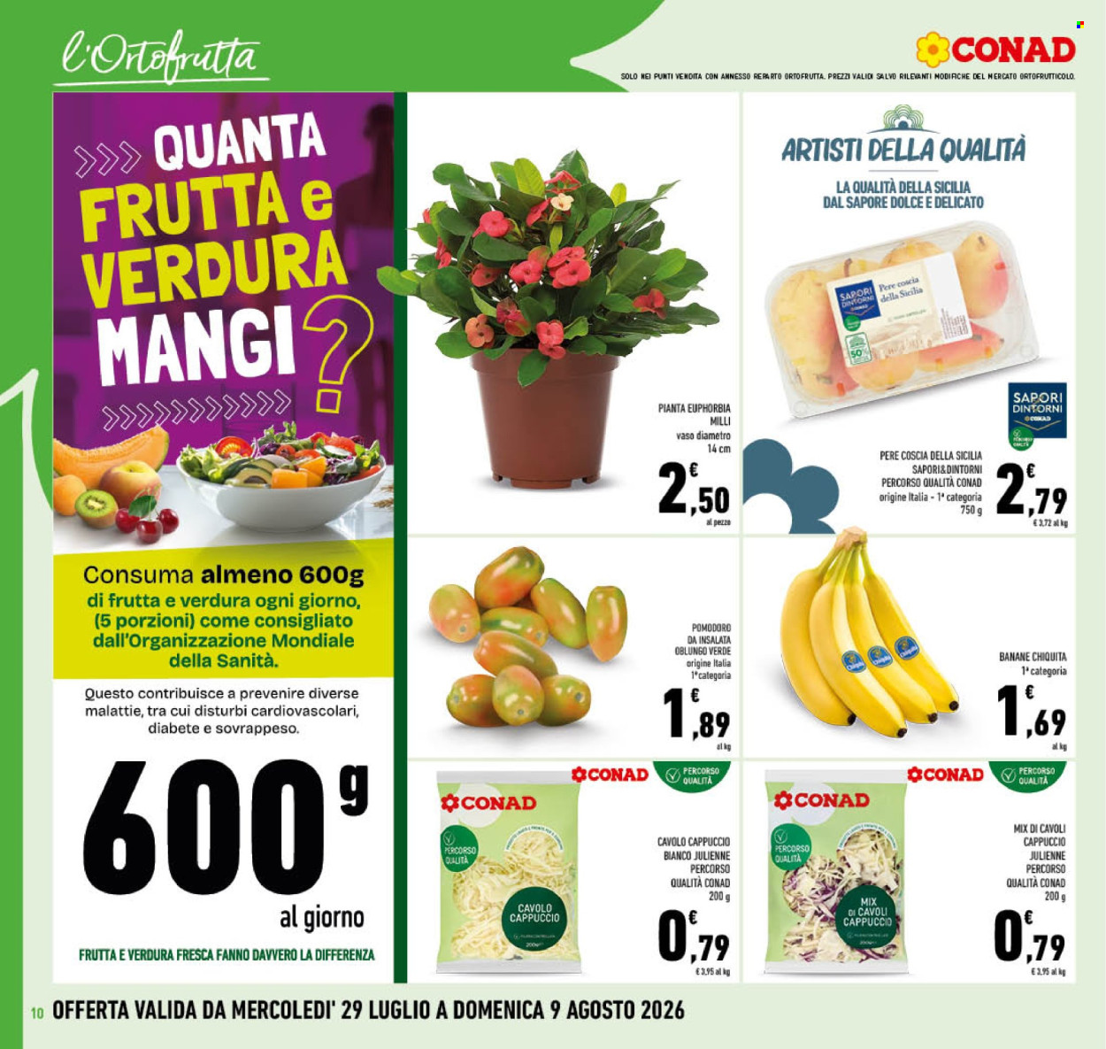 Volantino Conad - 29/7/2026 - 9/8/2026. Pagina 10