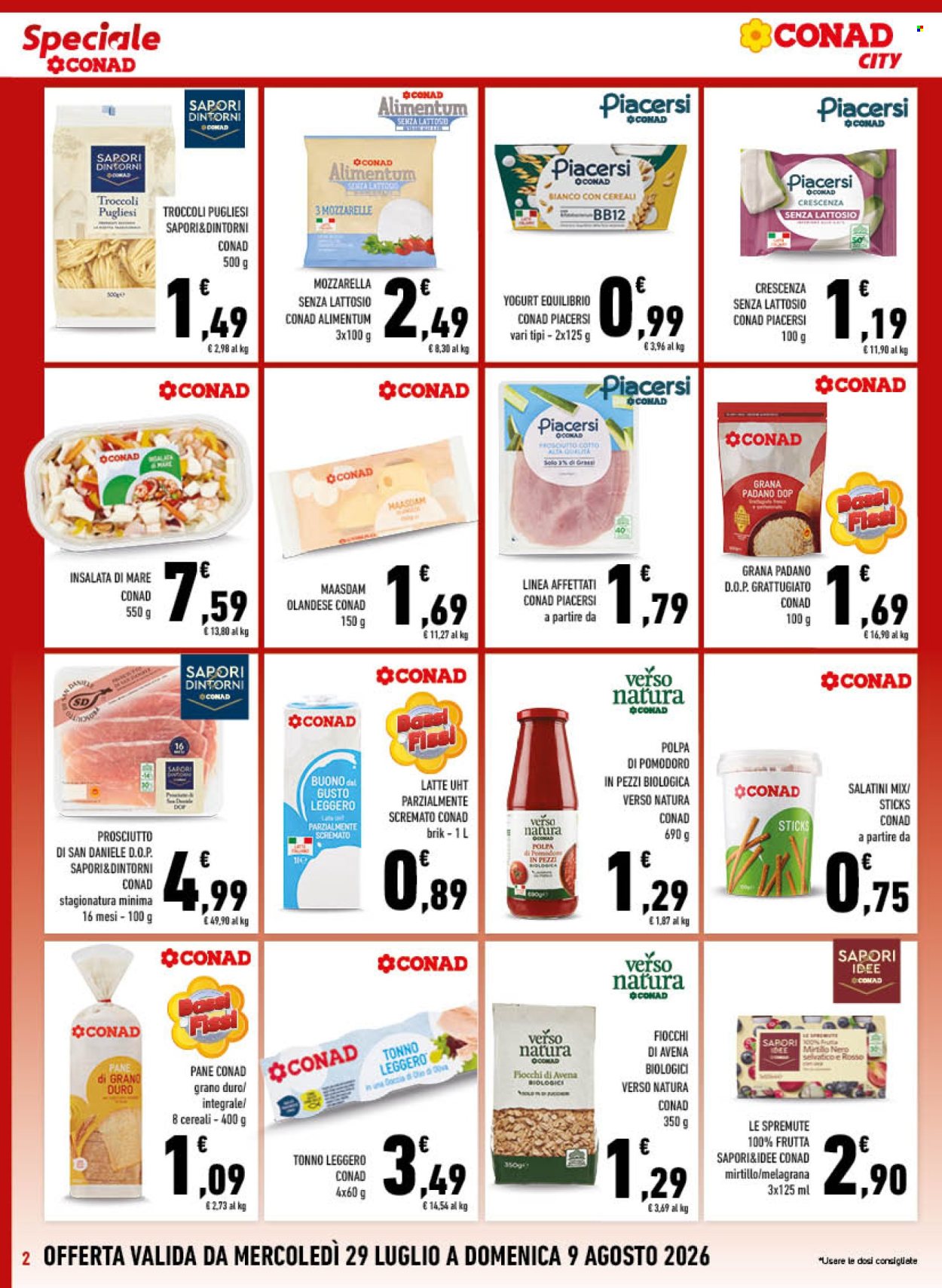 Volantino Conad - 29/7/2026 - 9/8/2026. Pagina 2