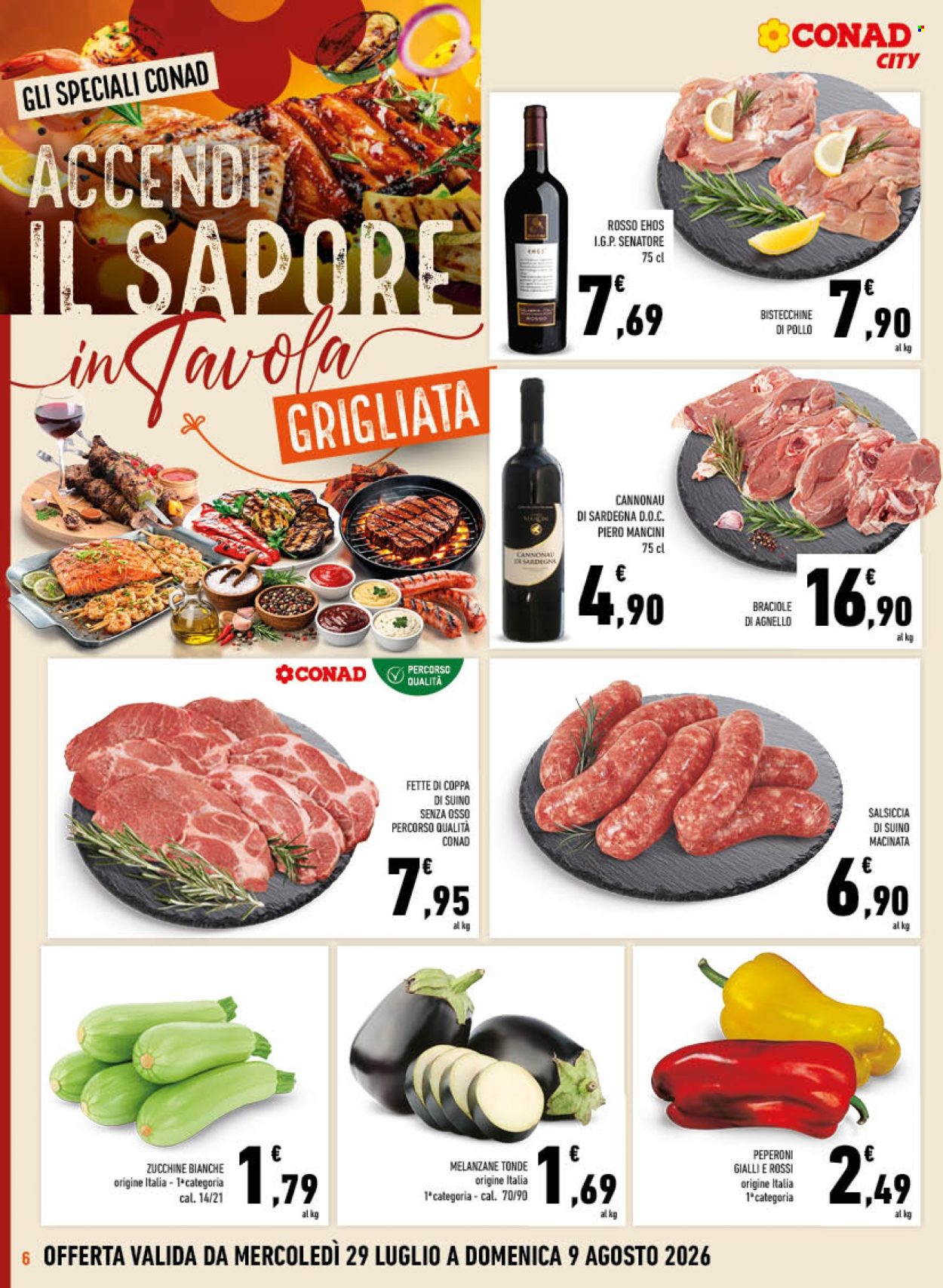Volantino Conad - 29/7/2026 - 9/8/2026. Pagina 6