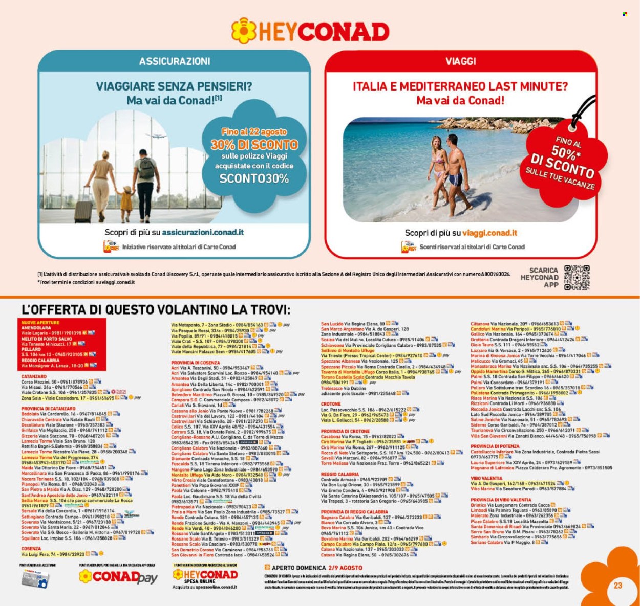 Volantino Conad - 29/7/2026 - 9/8/2026. Pagina 23