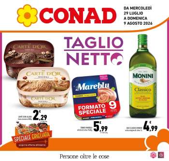 Volantino Conad - 29/7/2026 - 9/8/2026.