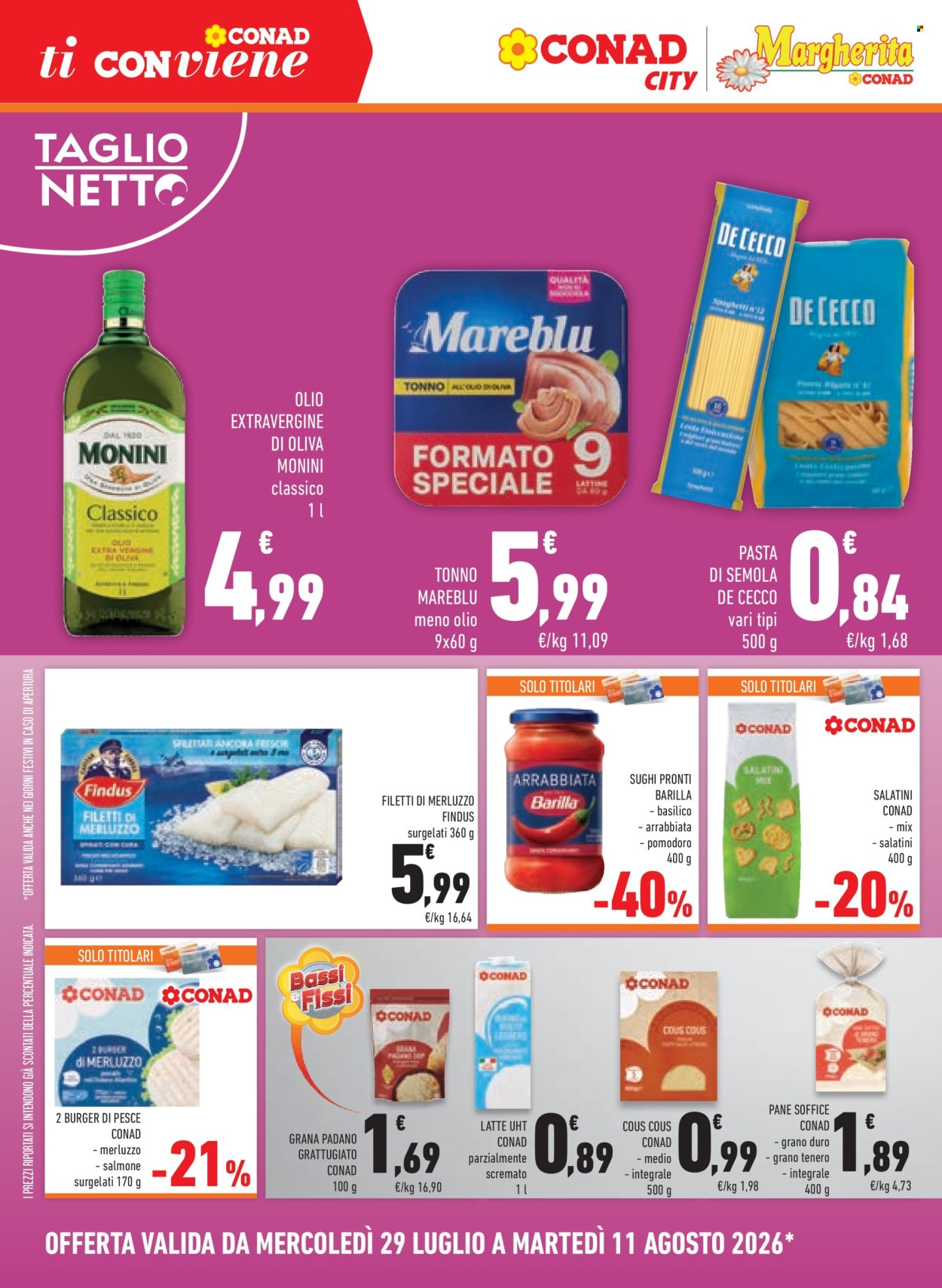 Volantino Conad - 29/7/2026 - 11/8/2026. Pagina 8