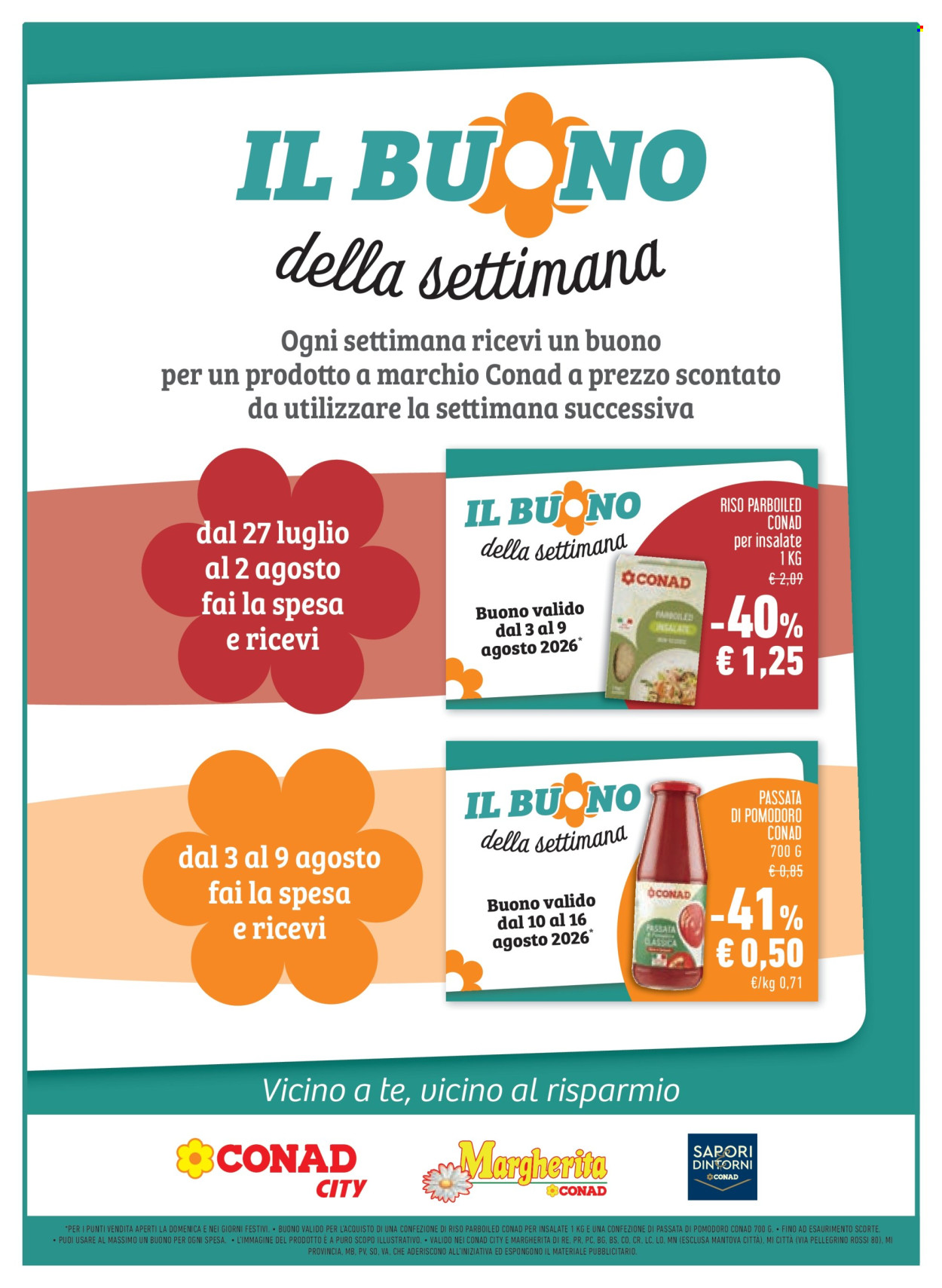 Volantino Conad - 29/7/2026 - 11/8/2026. Pagina 19