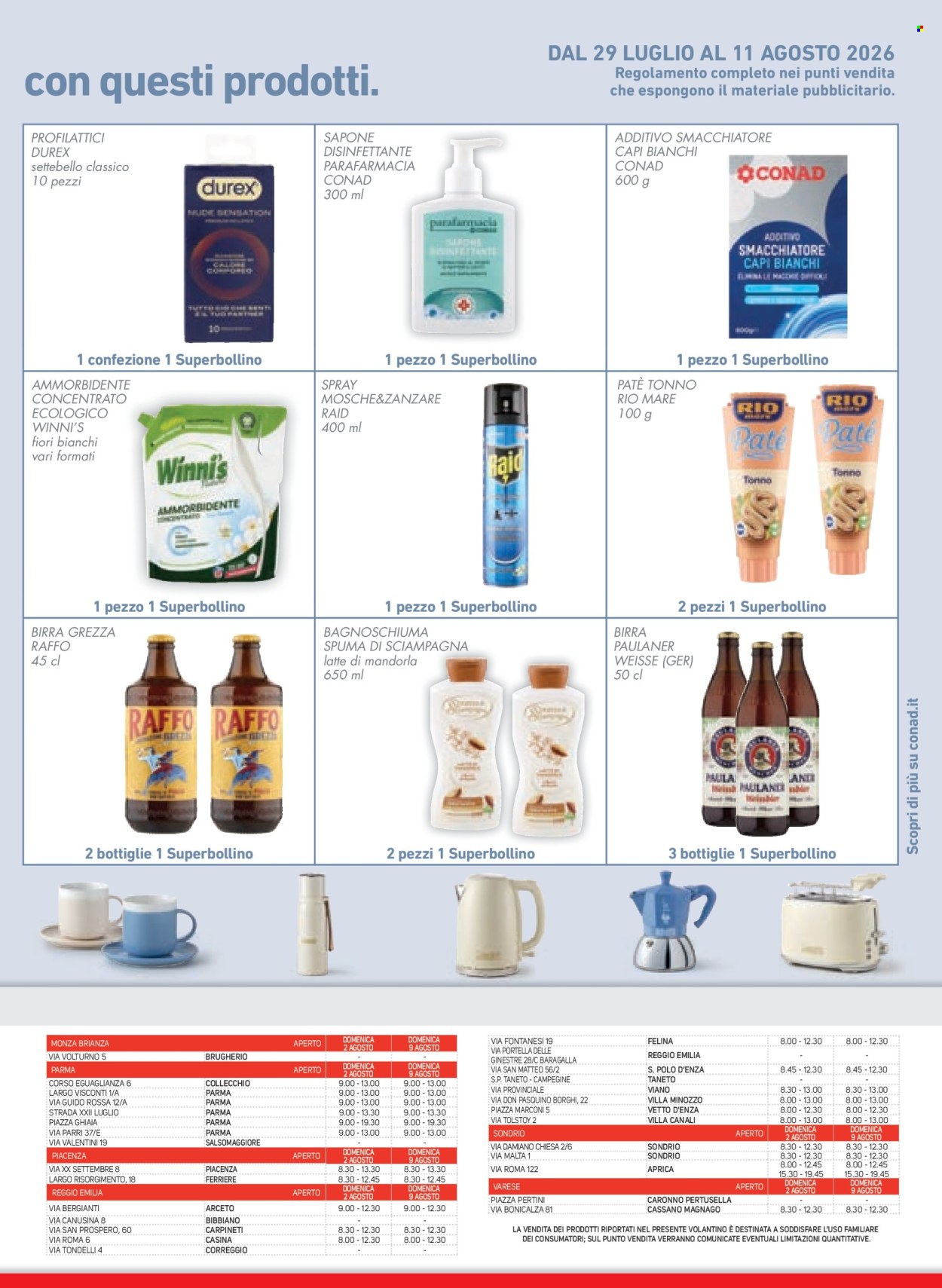 Volantino Conad - 29/7/2026 - 11/8/2026. Pagina 17