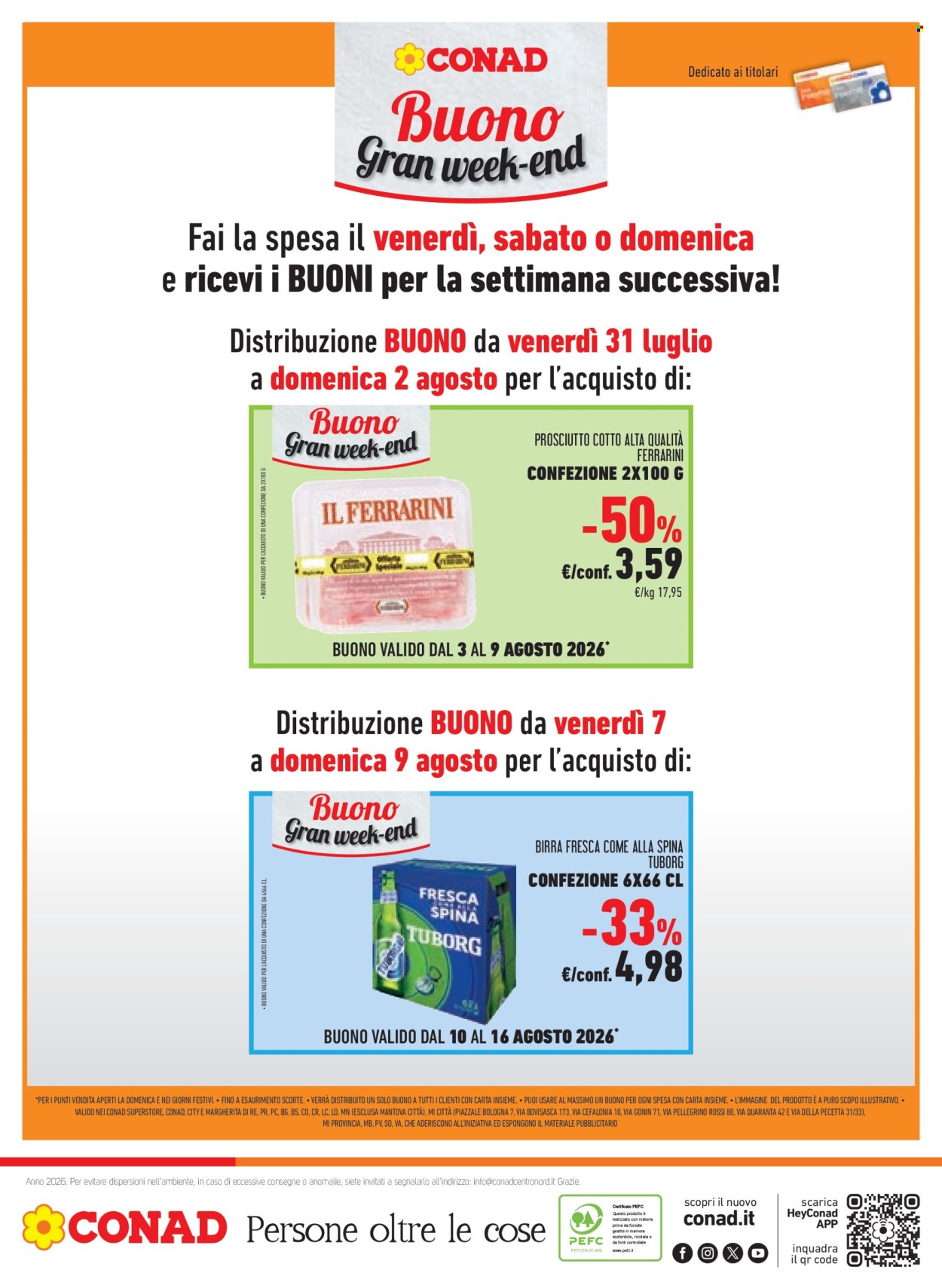 Volantino Conad - 29/7/2026 - 11/8/2026. Pagina 22