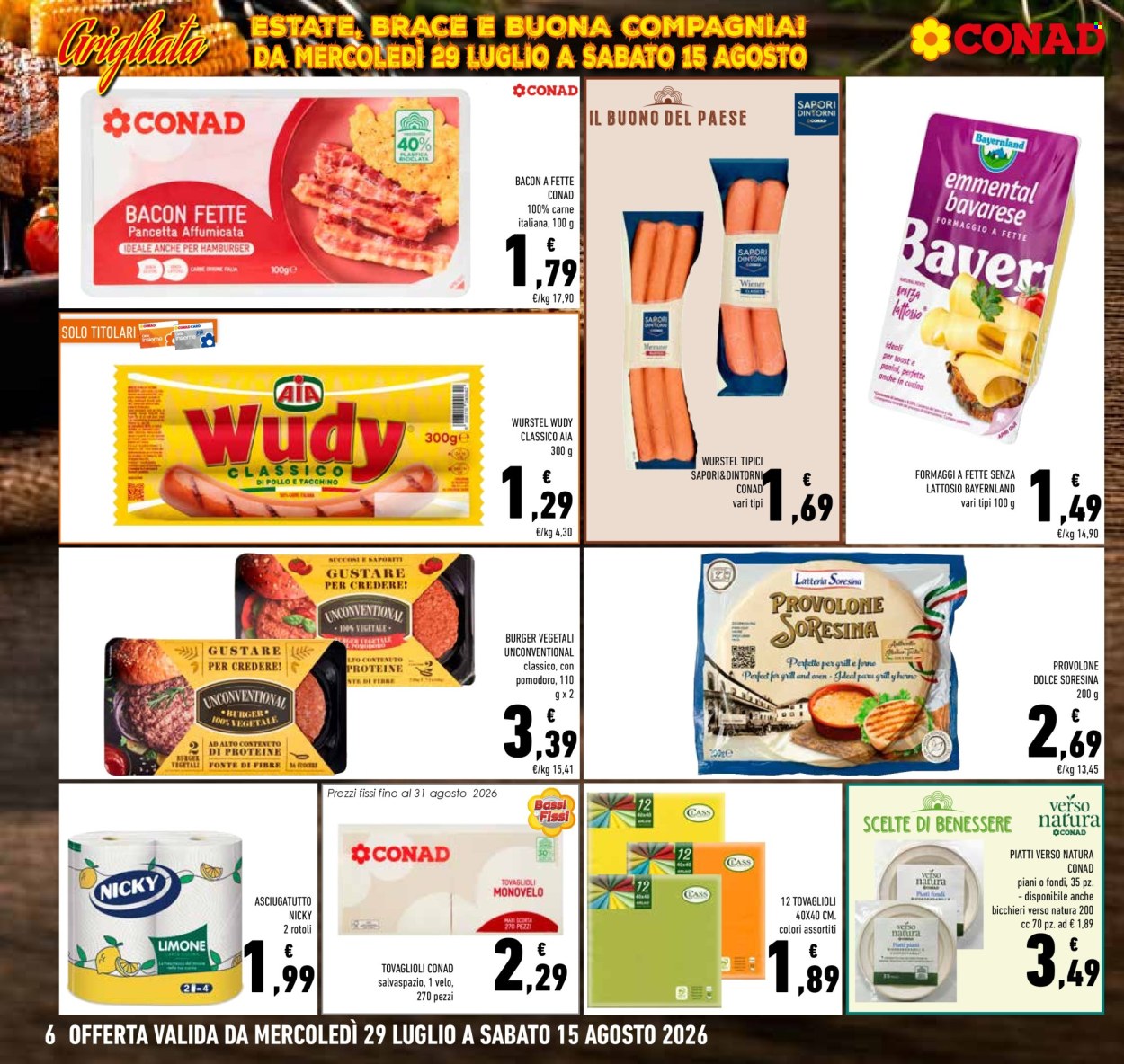 Volantino Conad - 29/7/2026 - 11/8/2026. Pagina 6