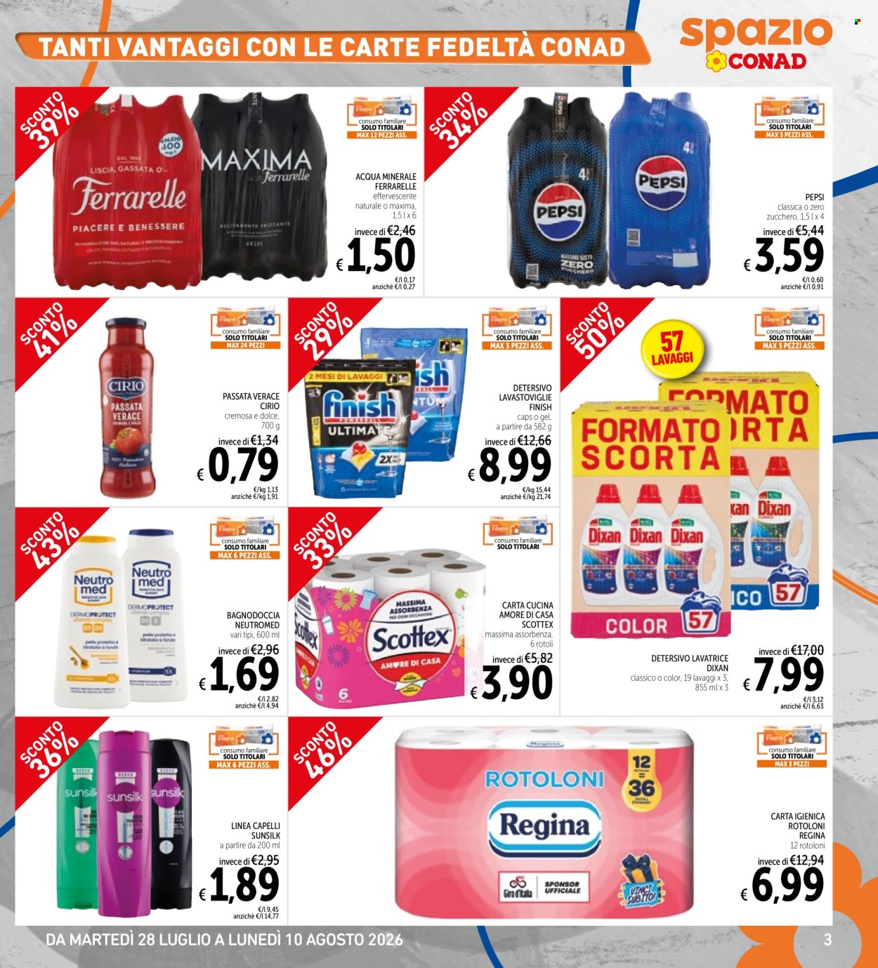 Volantino Conad - 28/7/2026 - 10/8/2026. Pagina 3