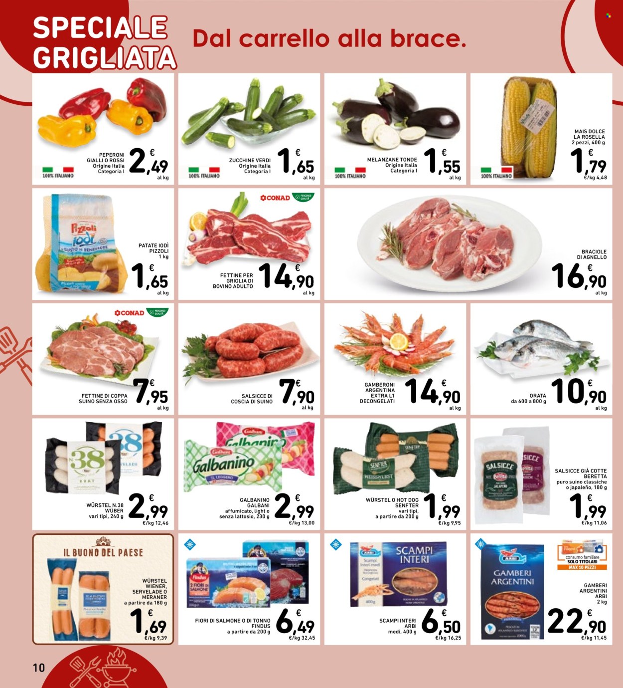 Volantino Conad - 28/7/2026 - 10/8/2026. Pagina 10