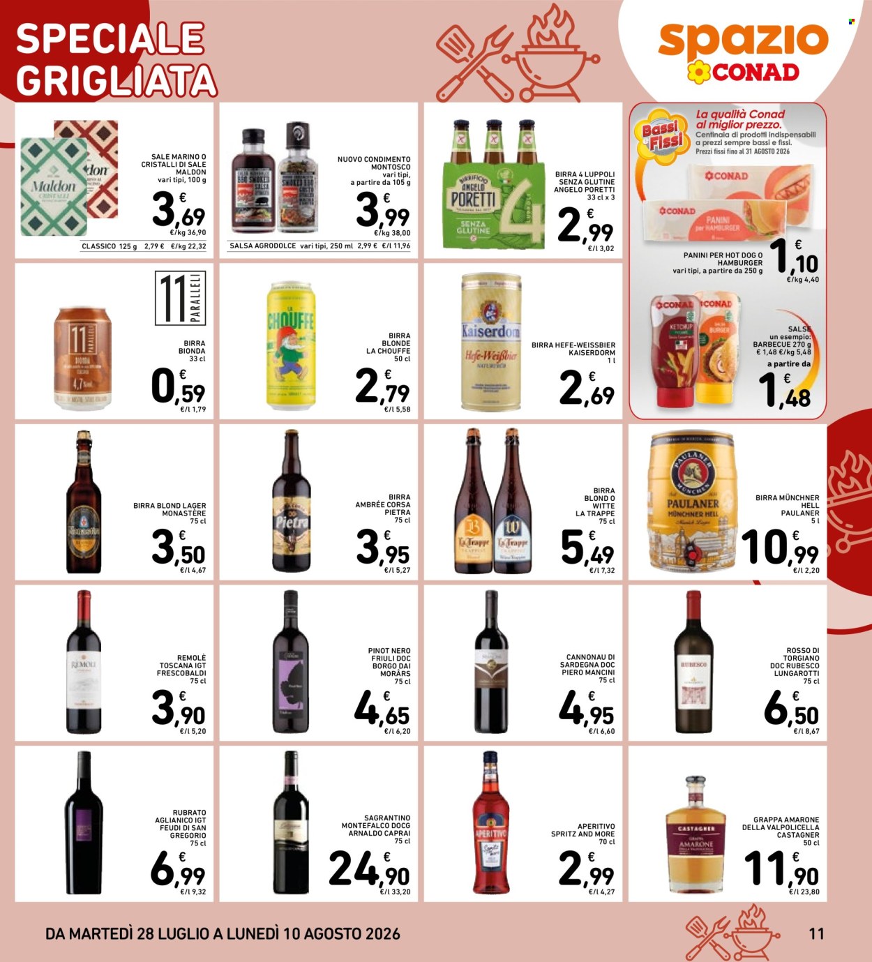 Volantino Conad - 28/7/2026 - 10/8/2026. Pagina 11