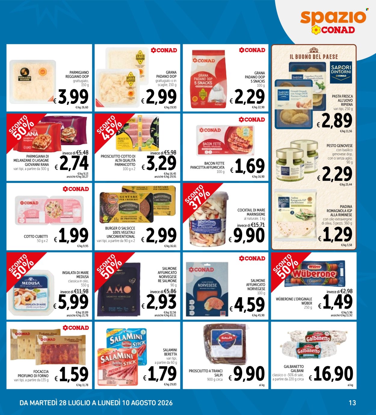 Volantino Conad - 28/7/2026 - 10/8/2026. Pagina 13