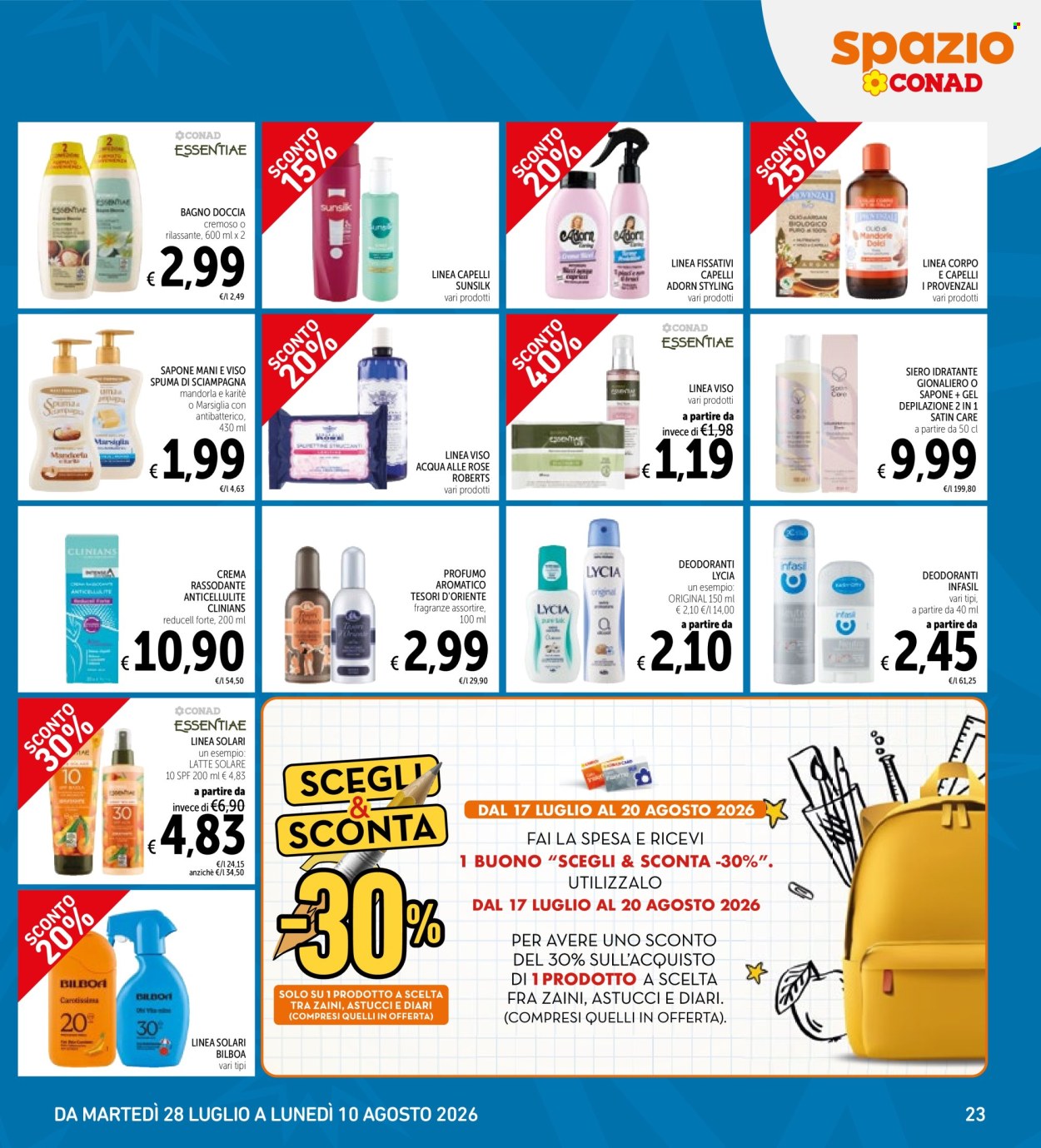 Volantino Conad - 28/7/2026 - 10/8/2026. Pagina 23