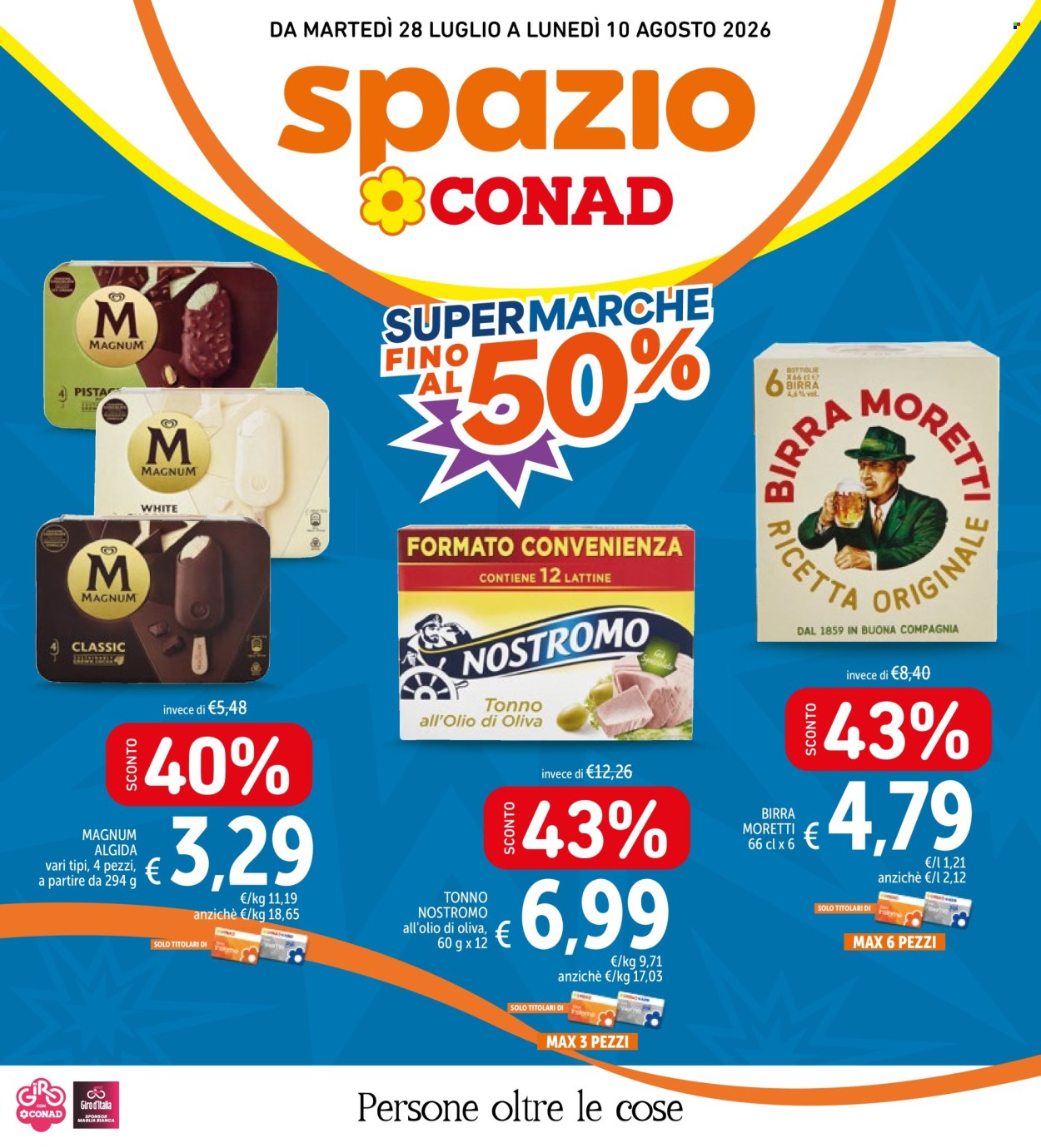 Volantino Spazio Conad - 28/7/2026 - 10/8/2026. Pagina 1
