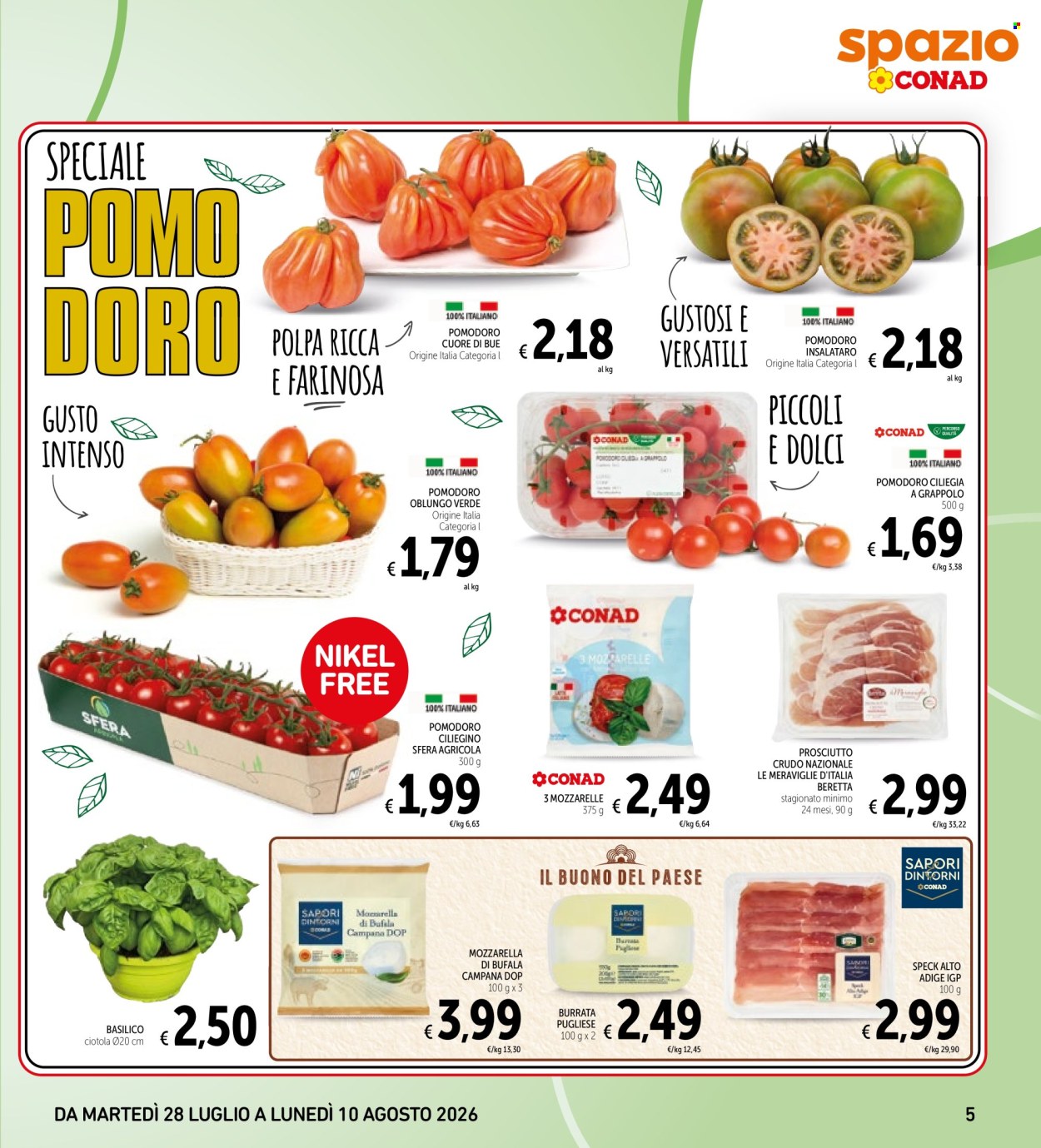 Volantino Spazio Conad - 28/7/2026 - 10/8/2026. Pagina 5