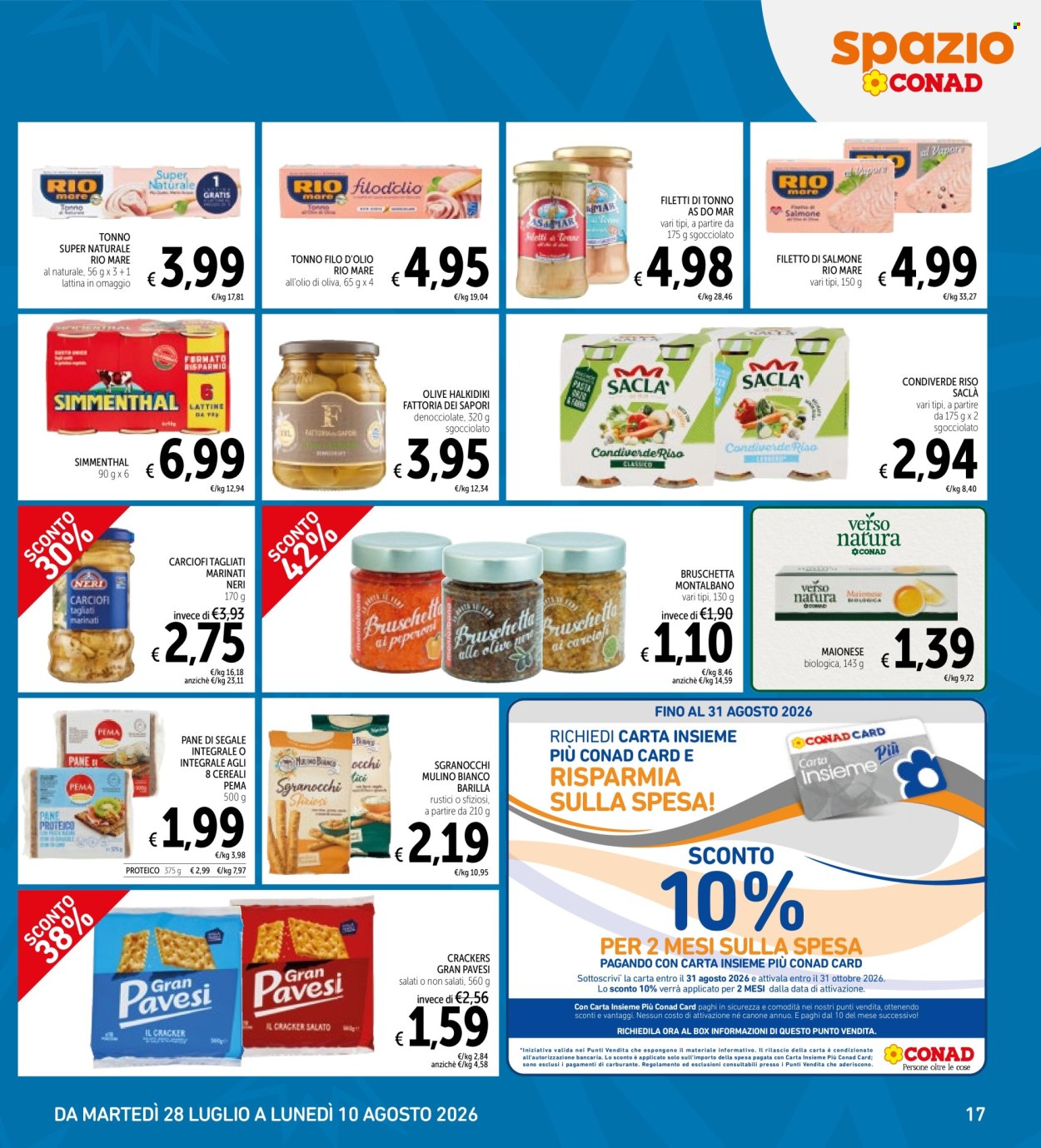 Volantino Spazio Conad - 28/7/2026 - 10/8/2026. Pagina 17