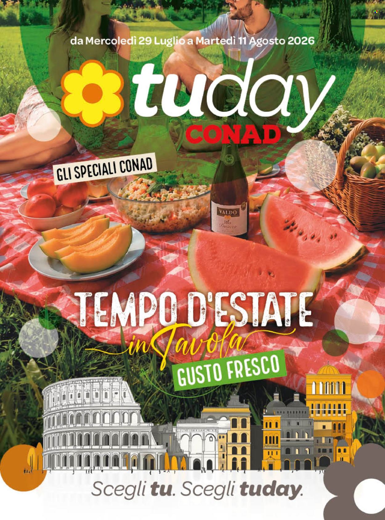 Volantino TuDay Conad - 29/7/2026 - 11/8/2026. Pagina 1