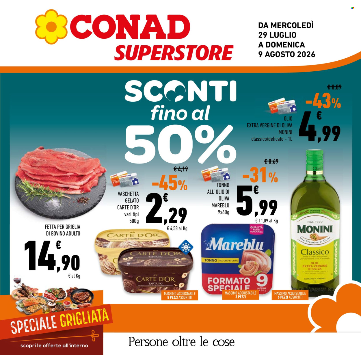 Volantino Conad Superstore - 29/7/2026 - 11/8/2026. Pagina 9