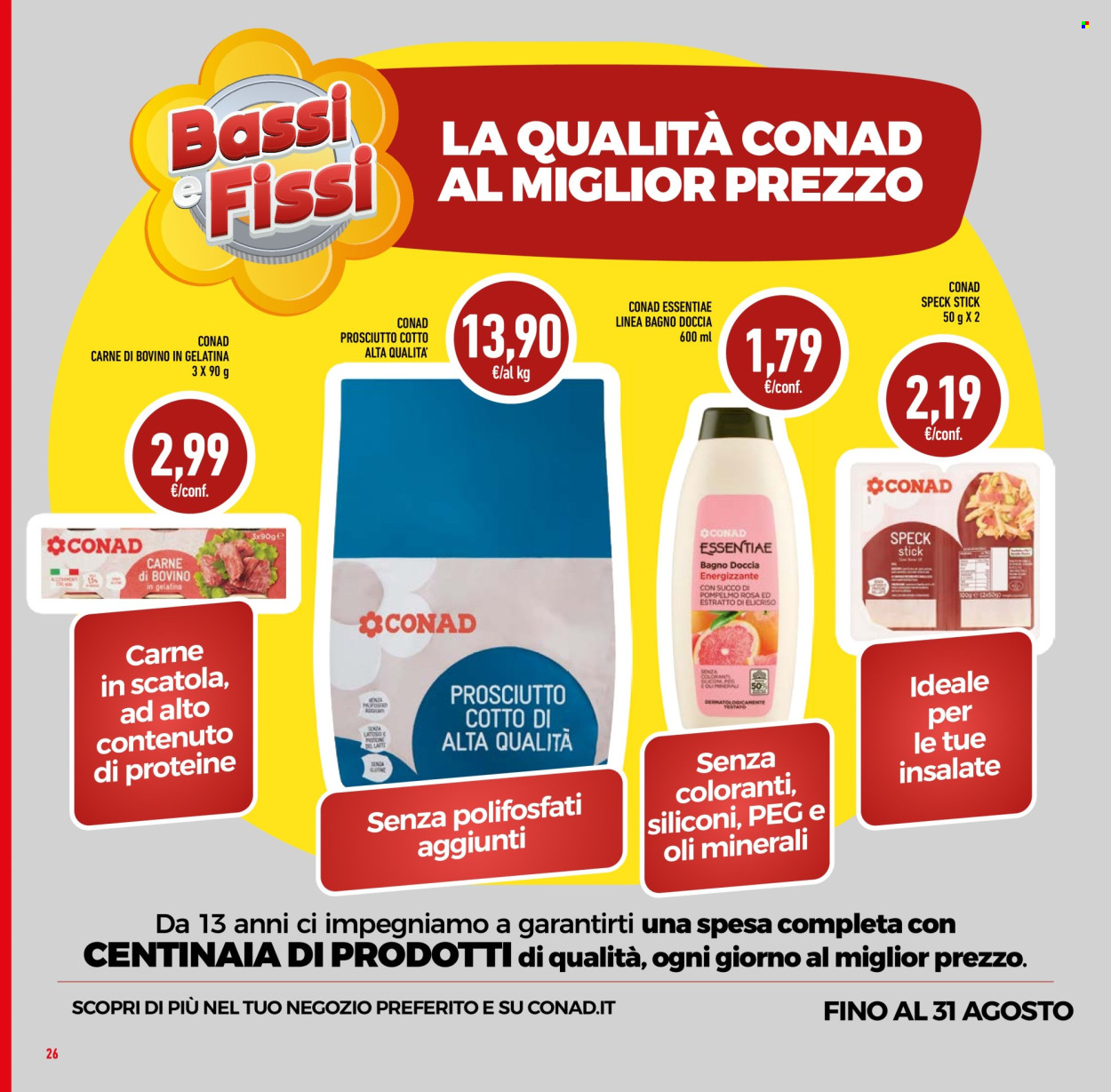 Volantino Conad Superstore - 29/7/2026 - 11/8/2026. Pagina 26