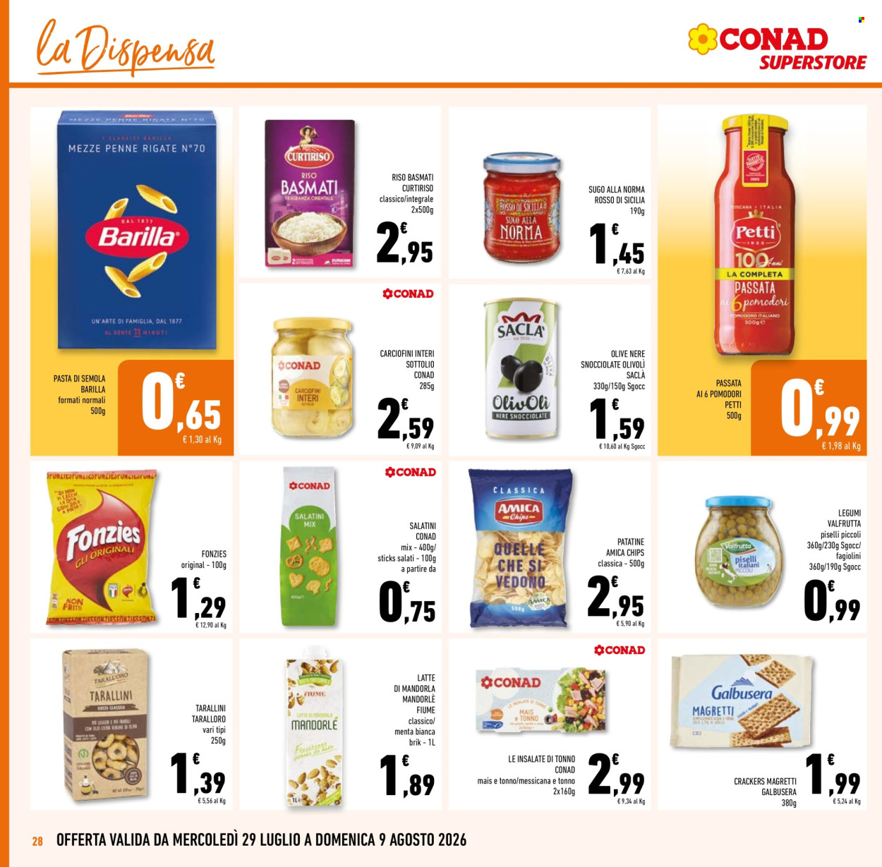 Volantino Conad Superstore - 29/7/2026 - 11/8/2026. Pagina 28