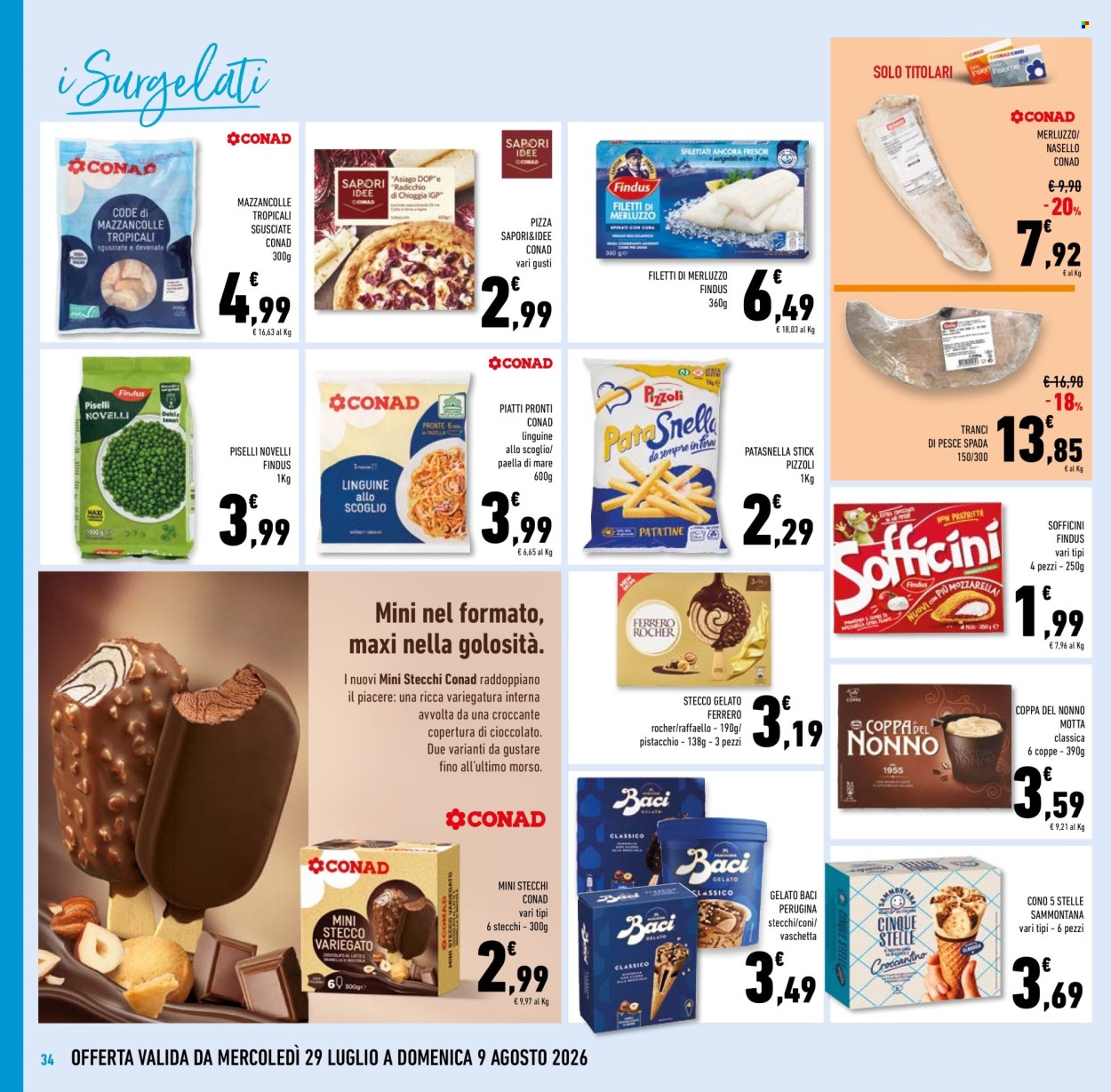 Volantino Conad Superstore - 29/7/2026 - 11/8/2026. Pagina 34