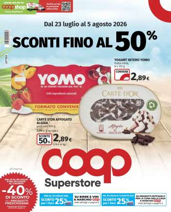Volantino Coop - 23/7/2026 - 5/8/2026.