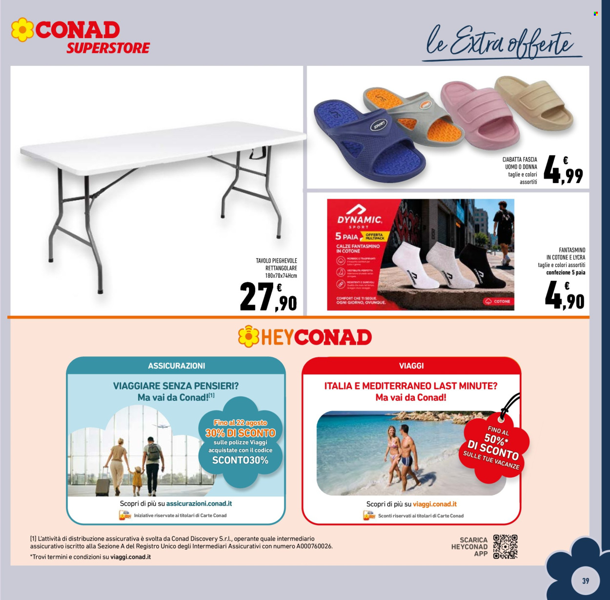 Volantino Conad Superstore - 29/7/2026 - 11/8/2026. Pagina 39