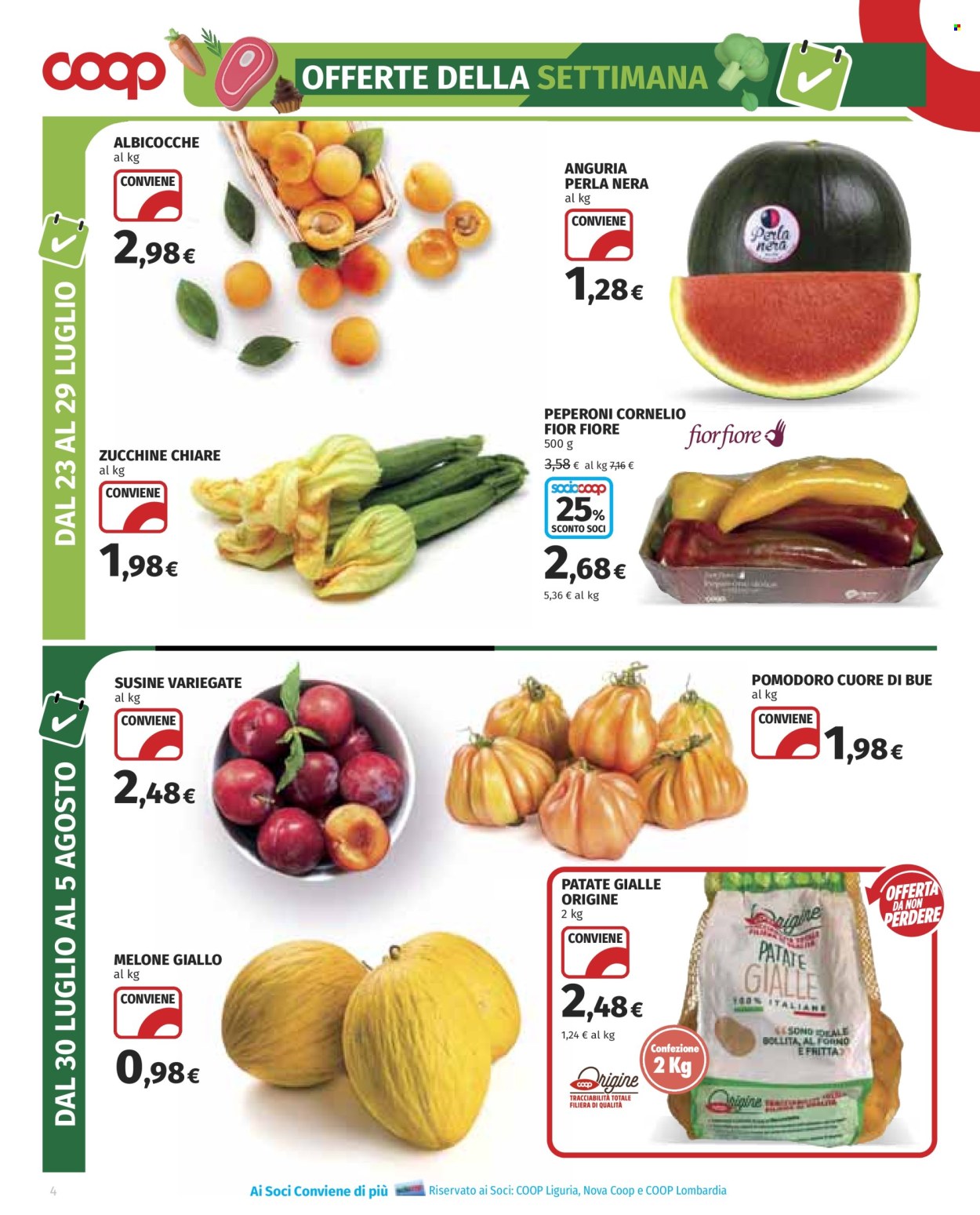 Volantino Coop - 23/7/2026 - 5/8/2026. Pagina 4