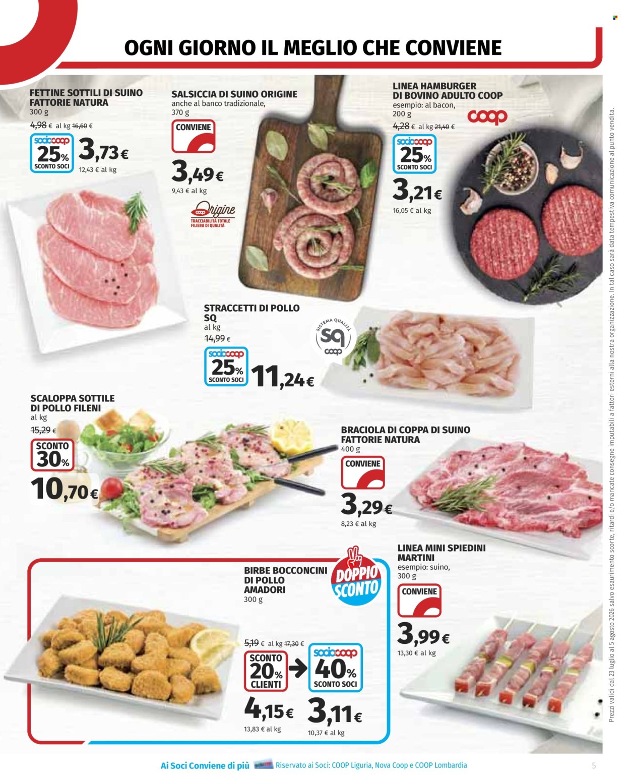 Volantino Coop - 23/7/2026 - 5/8/2026. Pagina 5