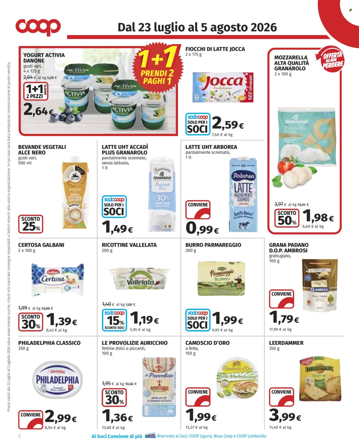 Volantino Coop - 23/7/2026 - 5/8/2026. Pagina 8