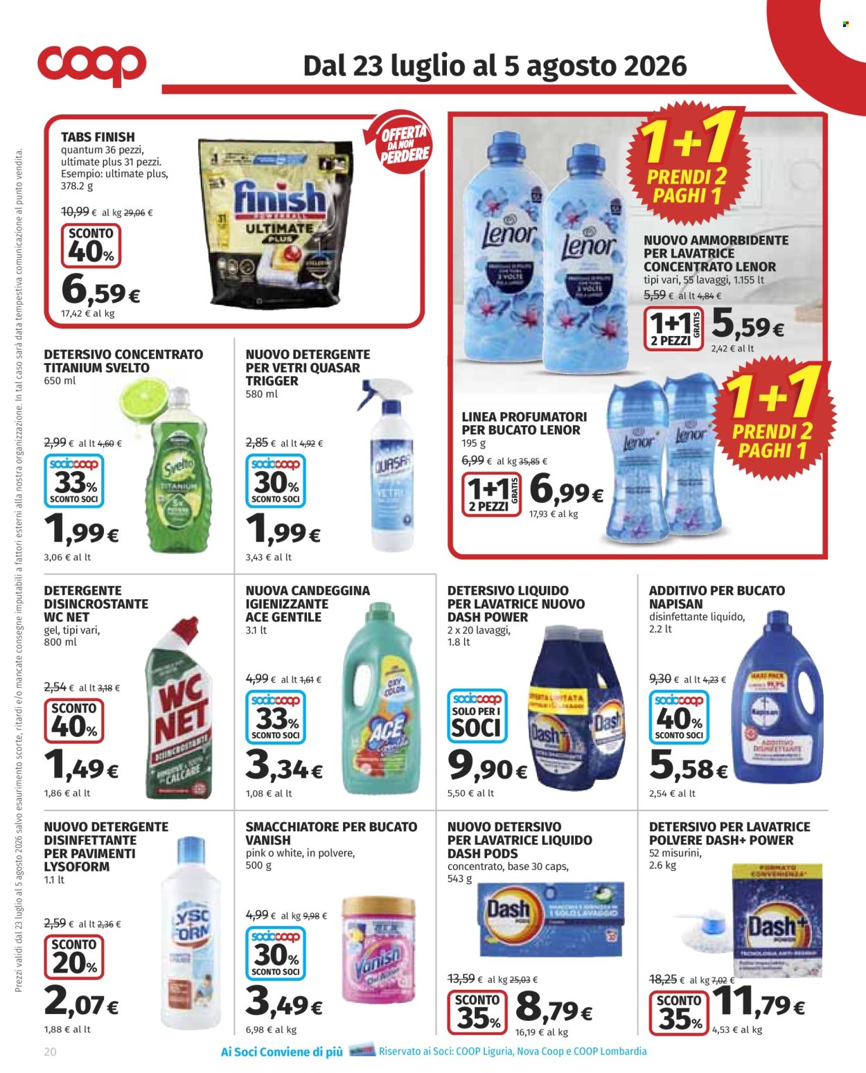 Volantino Coop - 23/7/2026 - 5/8/2026. Pagina 20