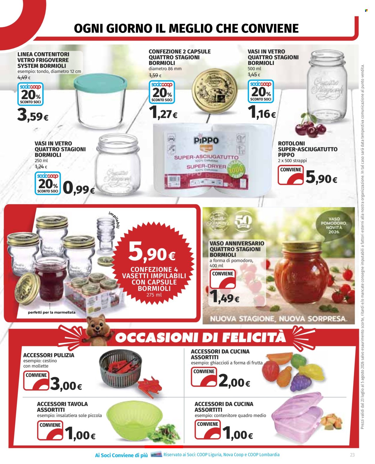 Volantino Coop - 23/7/2026 - 5/8/2026. Pagina 23