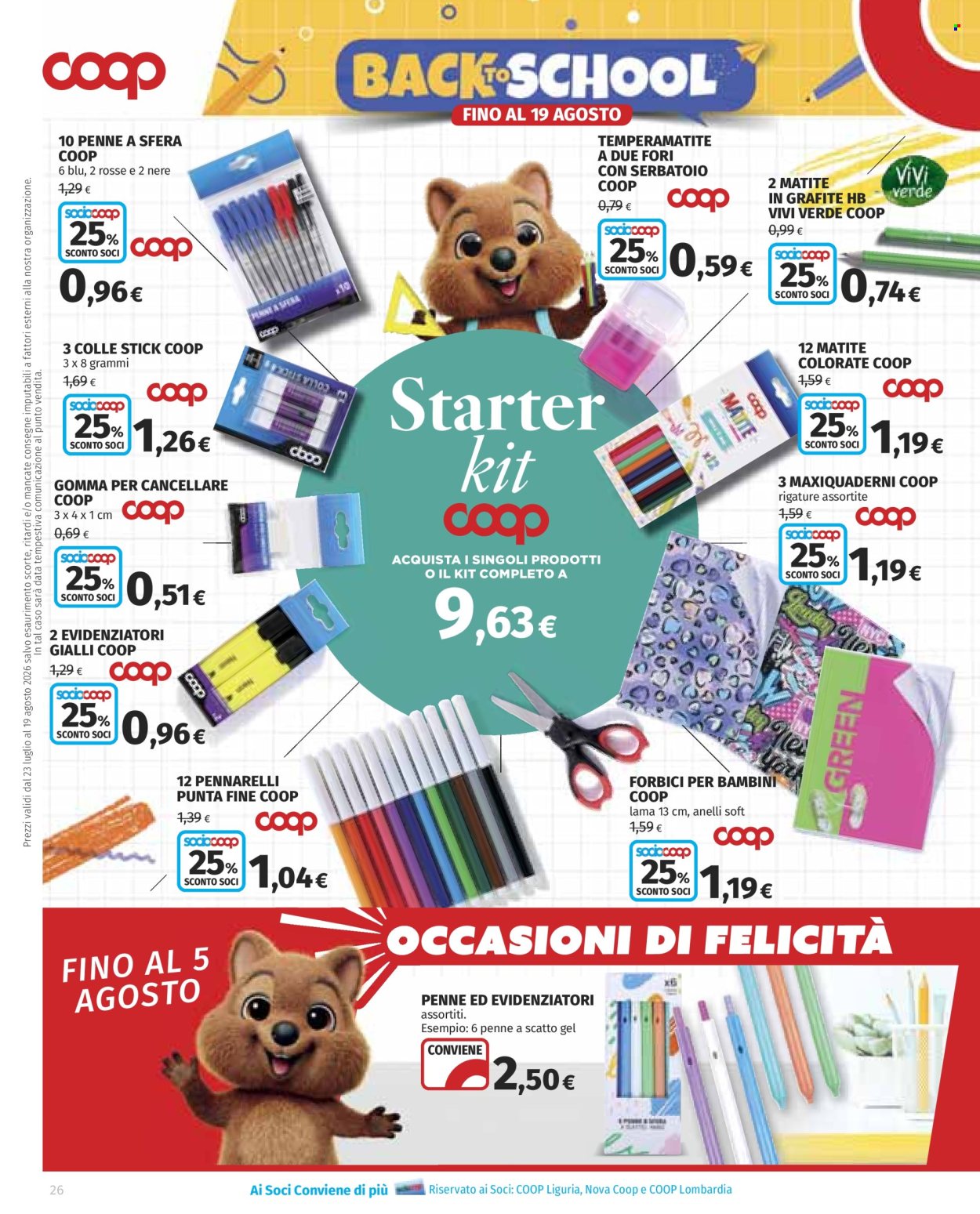 Volantino Coop - 23/7/2026 - 5/8/2026. Pagina 26