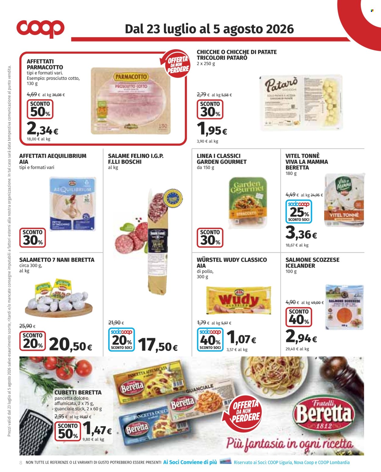 Volantino Coop - 23/7/2026 - 5/8/2026. Pagina 8