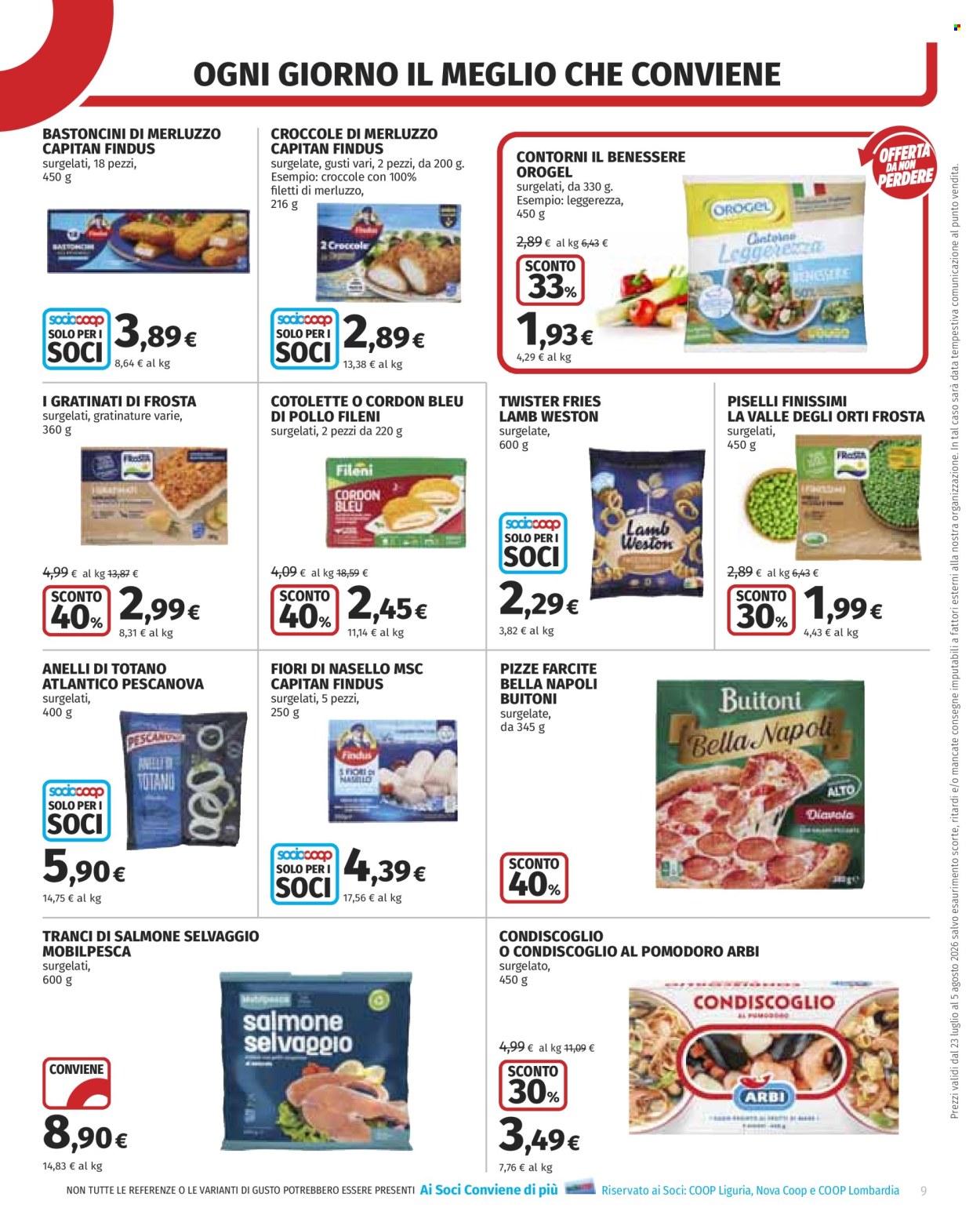 Volantino Coop - 23/7/2026 - 5/8/2026. Pagina 9