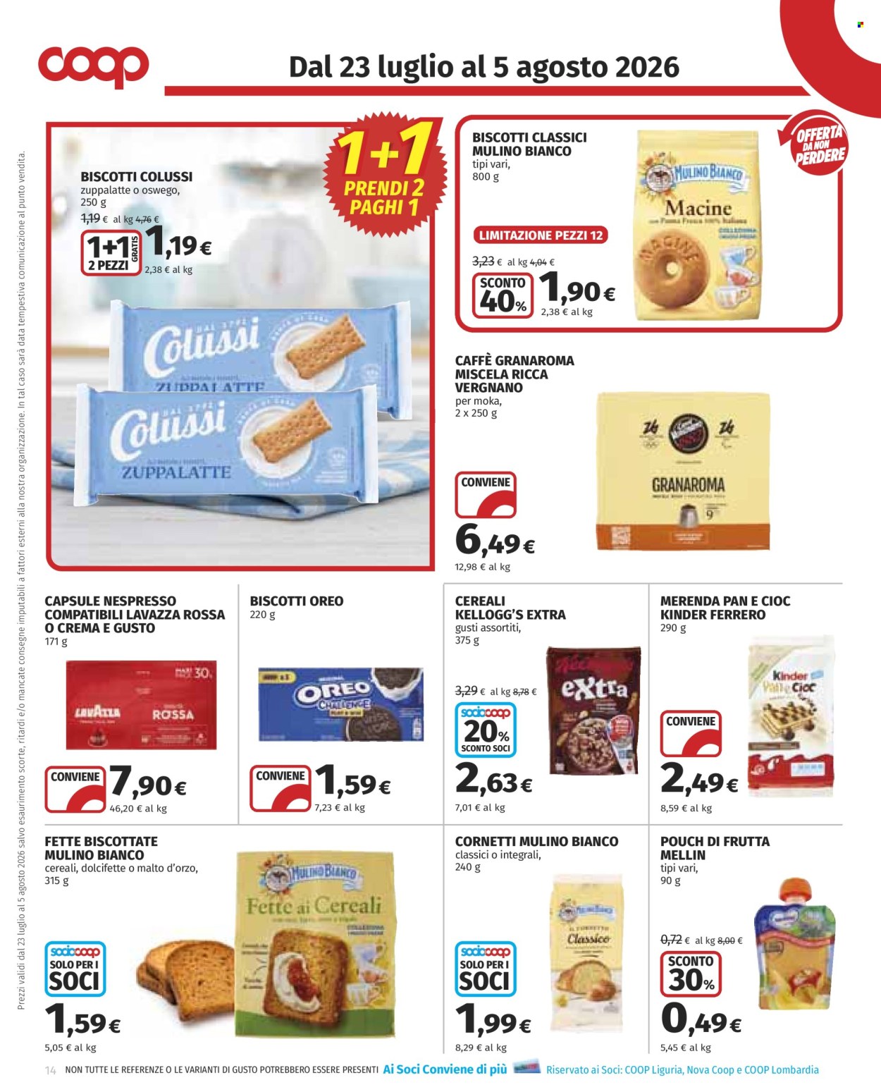 Volantino Coop - 23/7/2026 - 5/8/2026. Pagina 14