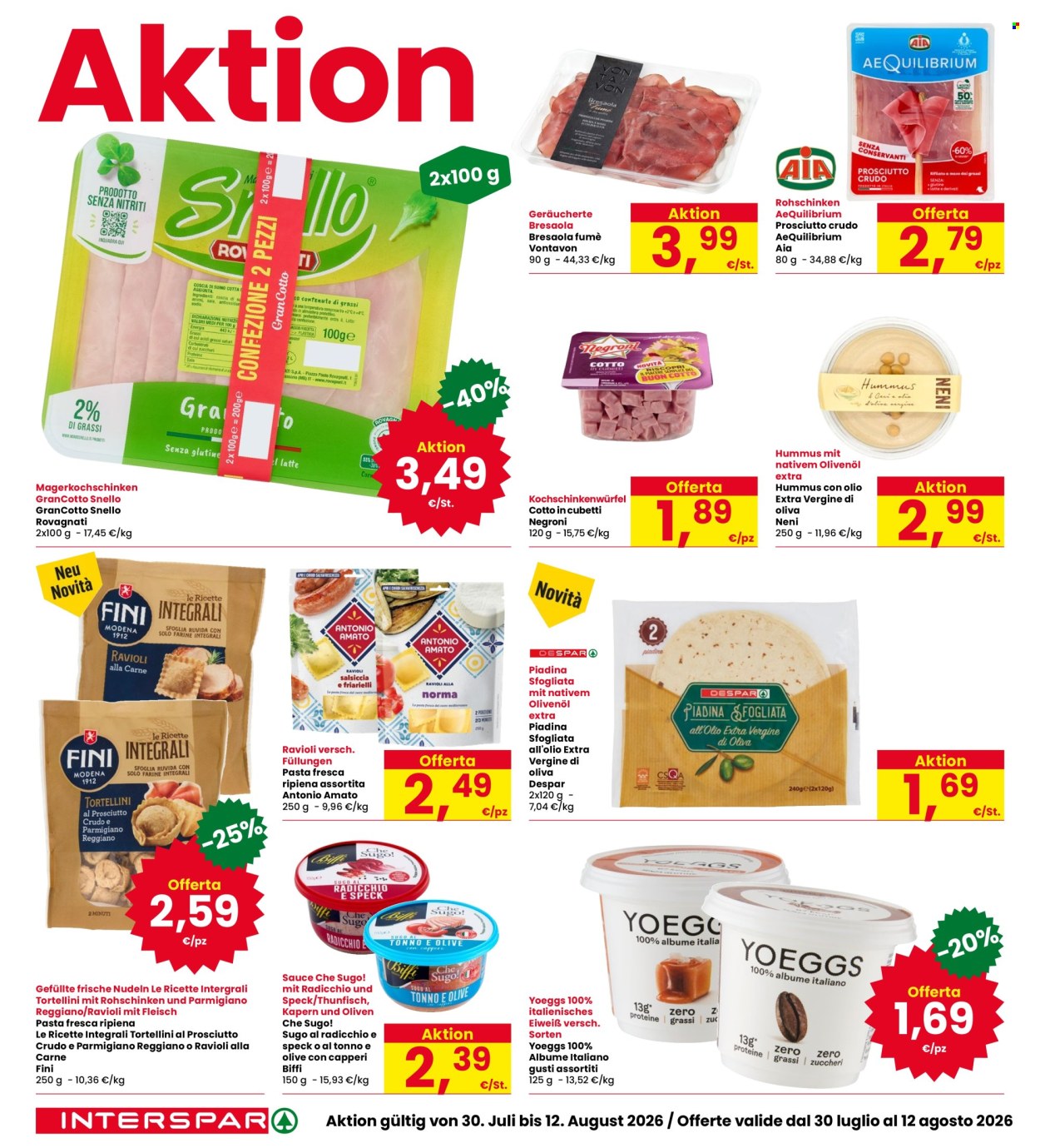Volantino Interspar - 30/7/2026 - 12/8/2026. Pagina 18