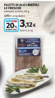 FILETTI DI ALICI RIZZOLI LE FRESCHE