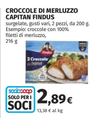 CROCCOLE DI MERLUZZO CAPITAN FINDUS