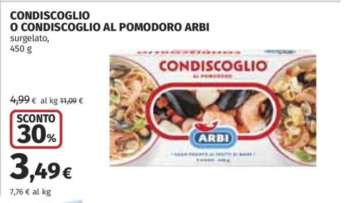 CONDISCOGLIO O CONDISCOGLIO AL POMODORO ARBI