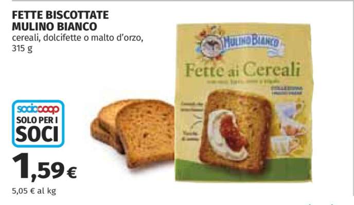 Fette Biscottate Mulino Bianco