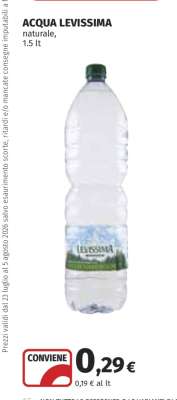 ACQUA LEVISSIMA
