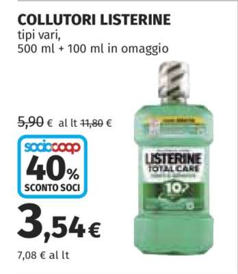 COLLUTORI LISTERINE
