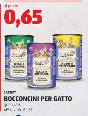 CACHET BOCCONCINI PER GATTO