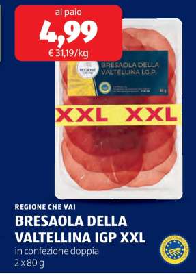 BRESAOLA DELLA VALTELLINA IGP XXL