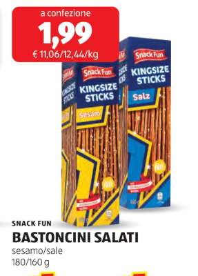 SNACK FUN BASTONCINI SALATI
