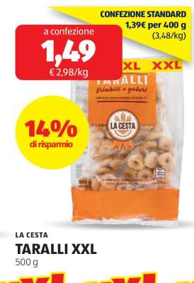 LA CESTA TARALLI XXL