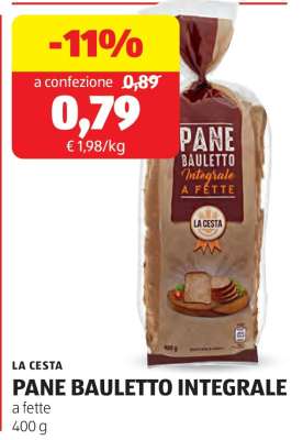 PANE BAULETTO INTEGRALE